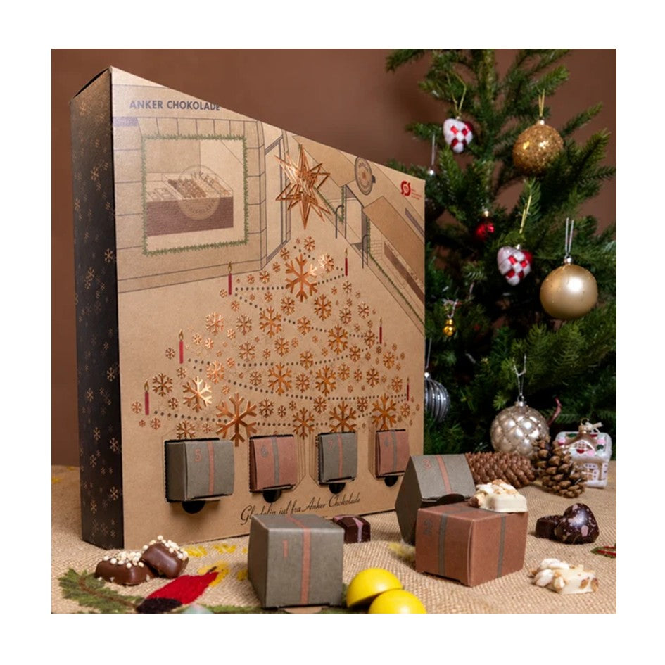Ankers Delekalender - Anker Chokolade - NB! SENDES PÅ EGET ANSVAR.