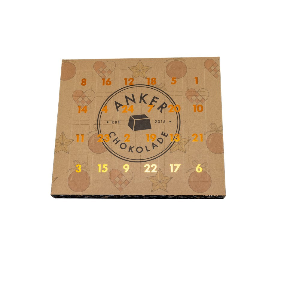 Ankers Delekalender - Anker Chokolade - NB! SENDES PÅ EGET ANSVAR.