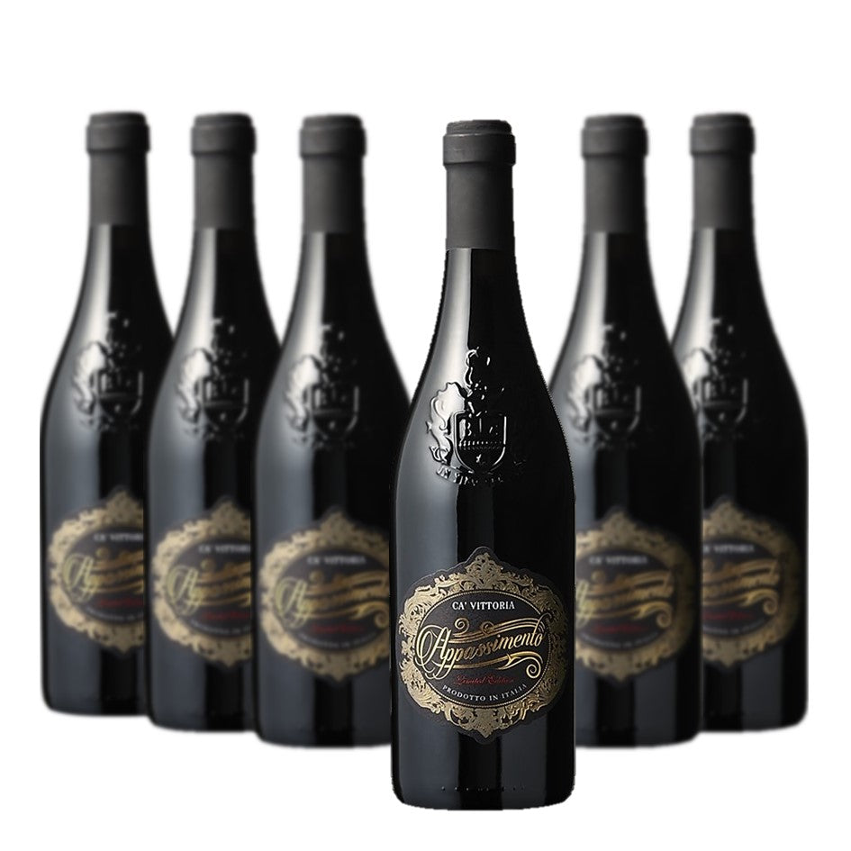 Cà Vittoria Black Label Appassimento - Casa Vinironia - 6 FLASKER