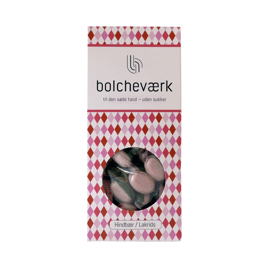 Hindbær og Lakrids - Sukkerfri bolcher - Bolcheværk