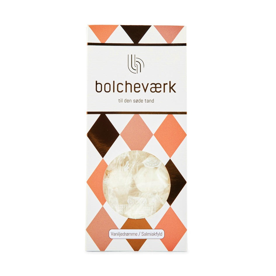 Vaniljedrømme/salmiakfyld - Bolcheværk