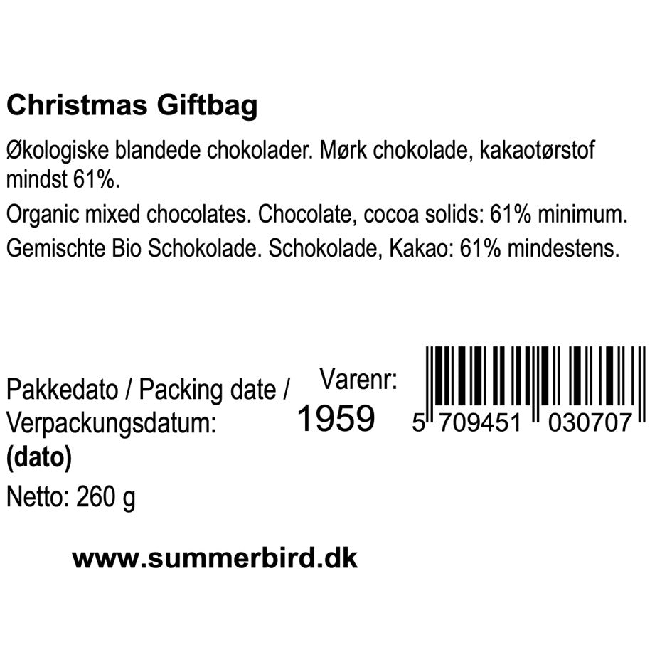Christmas Giftbag - Summerbird