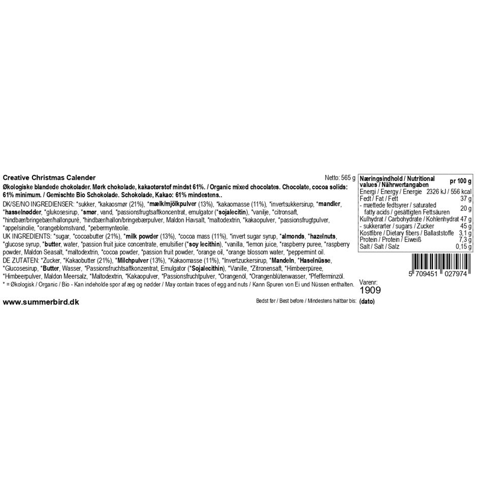 Creative Julekalender. NB! SENDES PÅ EGET ANSVAR. - Summerbird