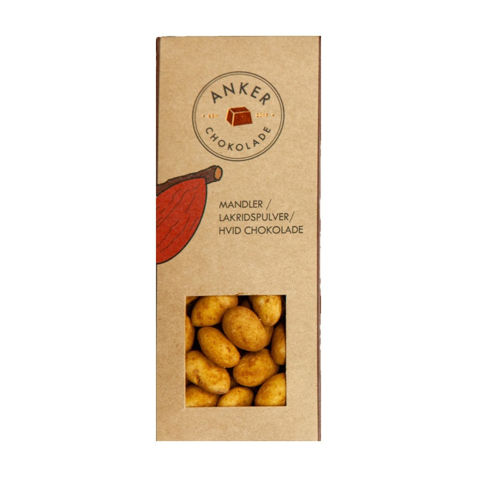 Anker Chokolade - Dragee Mandler, Lakridspulver og Hvid Chokolade