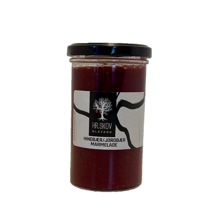 Hindbær / Jordbær Marmelade - Hr. Skov