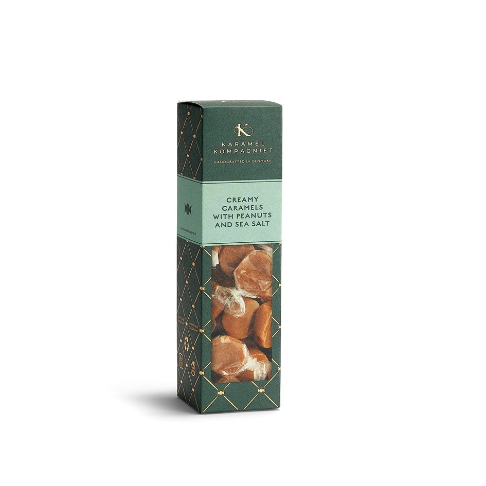 Classic Creamy Caramels With Peanuts & Sea Salt - Karamel Kompagniet