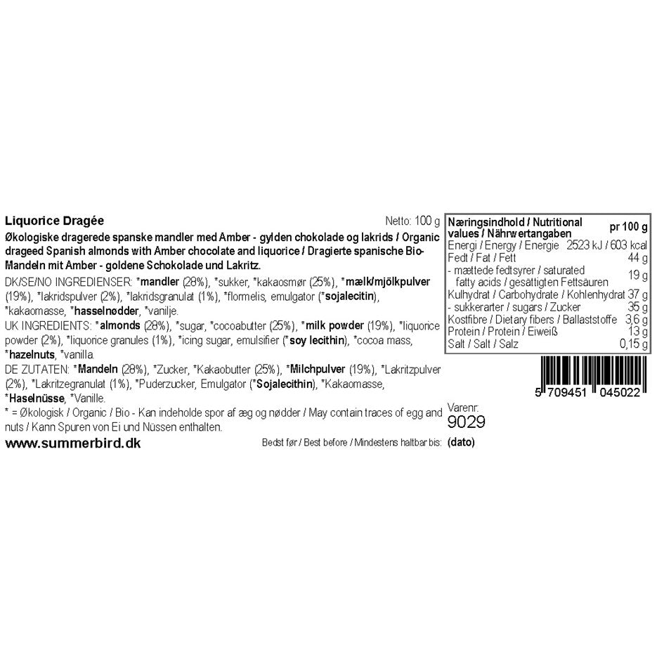 Liquorice Dragée - Summerbird