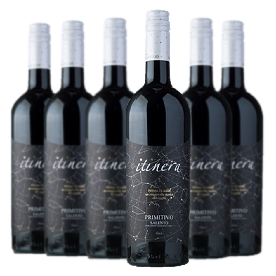 "Itinera" Primitivo Premium - 6 FLASKER