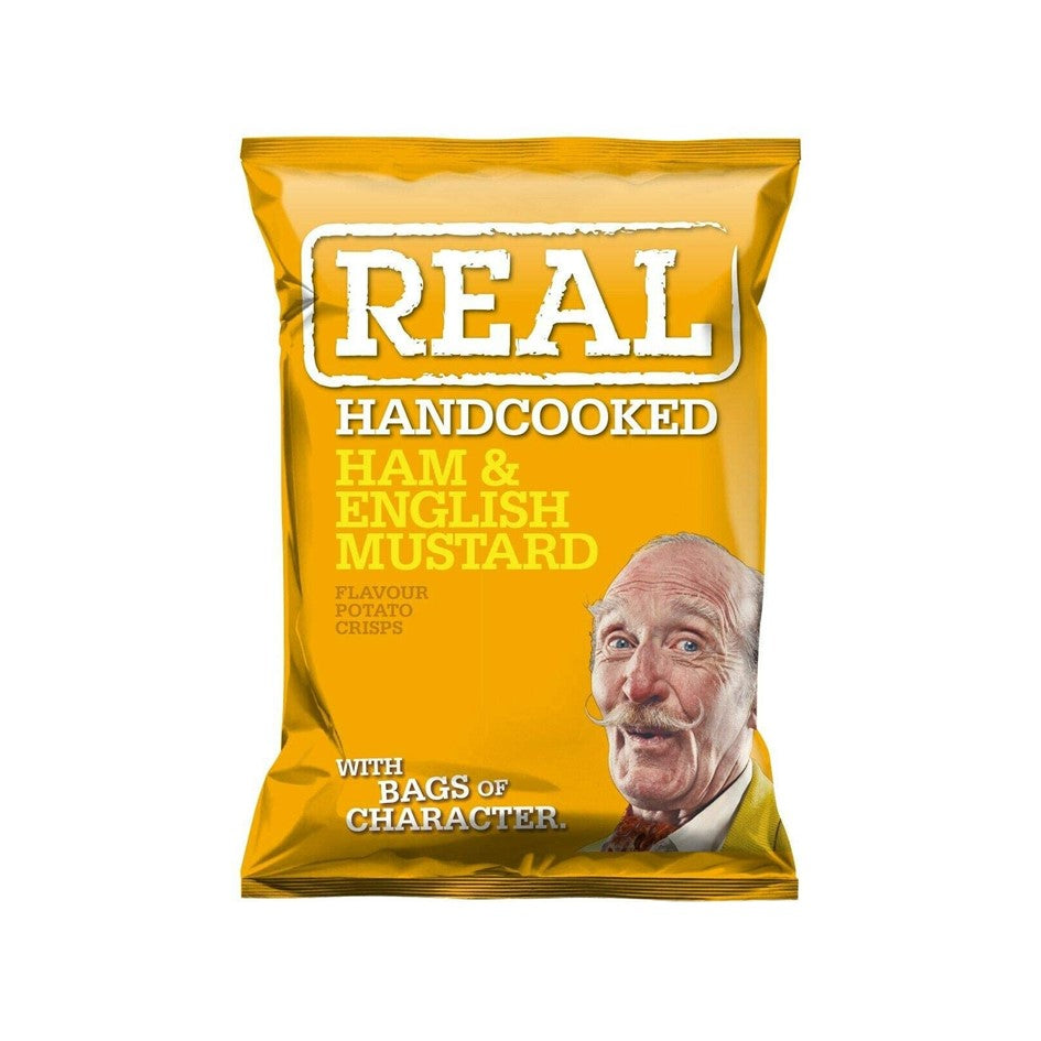 REAL Chips med Skinke & Sennep