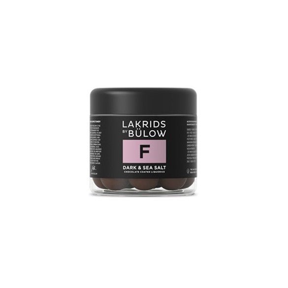 F - Dark & Sea Salt - small - Lakrids by Bülow