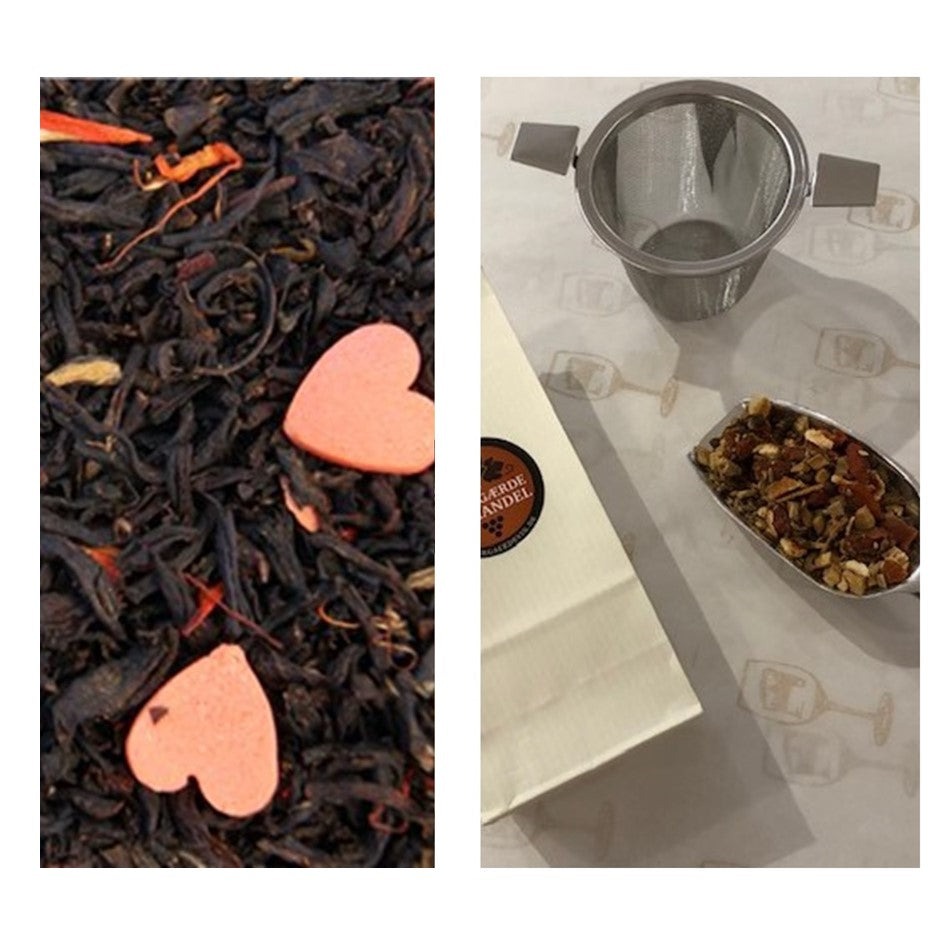 Kræligheds te med sukkerhjerter