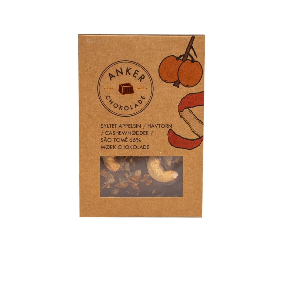 Plade med syltet appelsin - Anker Chokolade