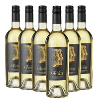 LangeTwins Family Winery - Twins Chardonnay - 6 FLASKER
