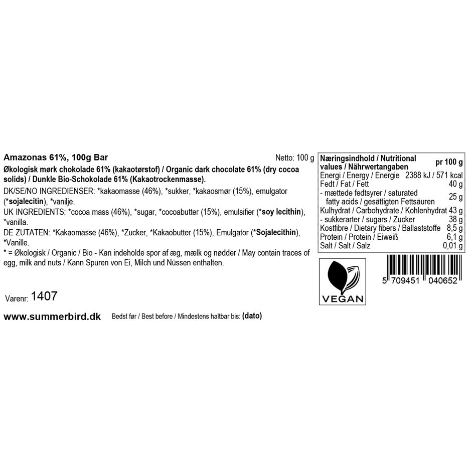 Amazonas 61 % - Summerbird