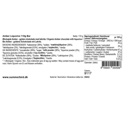 Amber Liquorice - Summerbird