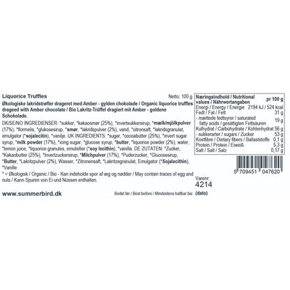 Amber Truffles Liquorice - Summerbird