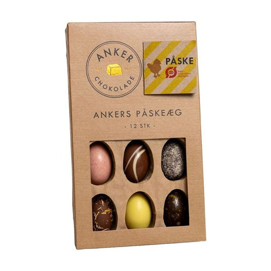 Ankers Påskeæg 12 Stk - Anker Chokolade