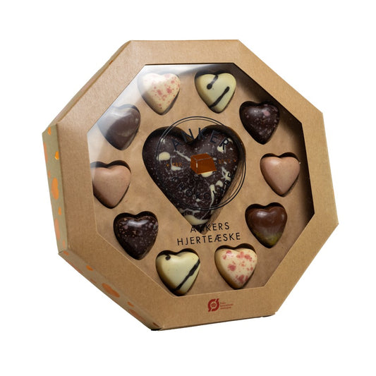 Ankers æske med chokolade hjerter