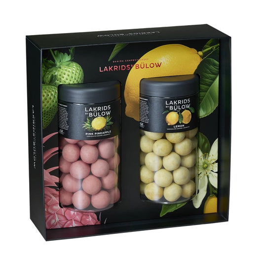 Black Box - 2 x regular - Lemon & Pink Pineapple - Lakrids by Bülow