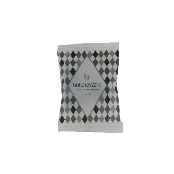 Bolcheværk - Lakrids - Sukkerfri bolcher - Flowpack