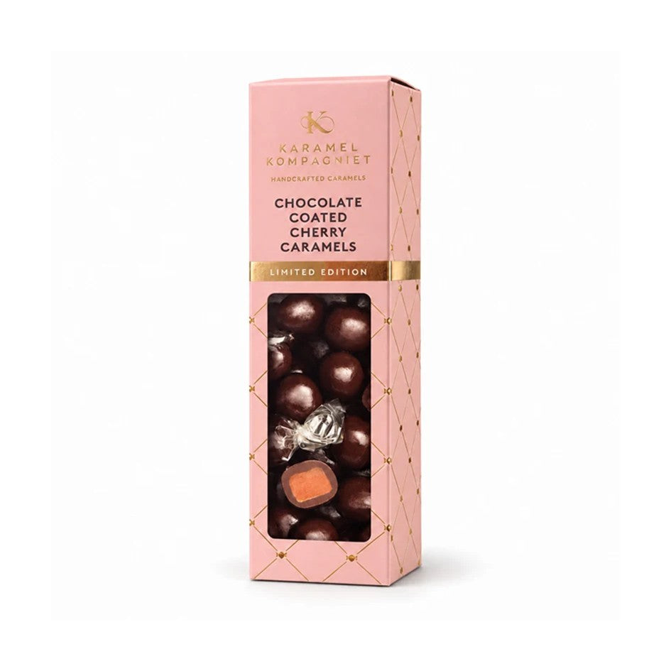 Chocolate Coated Cherry Caramels - Limited Edition - Karamel Kompagniet