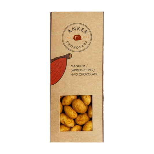 Anker Chokolade - Dragee Mandler, Lakridspulver og Hvid Chokolade