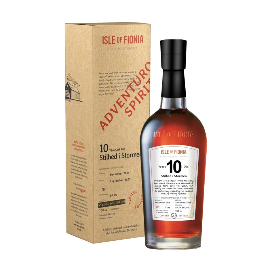 Isle of Fionia - Stilhed i Stormen - Økologisk Whisky 10 years