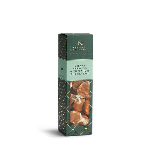 Classic Creamy Caramels With Peanuts & Sea Salt - Karamel Kompagniet