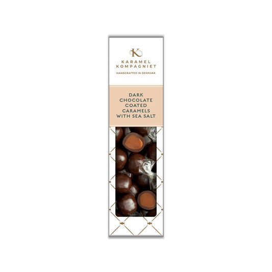 Karamel med mørk chokolade og havsalt - Karamel Kompagniet