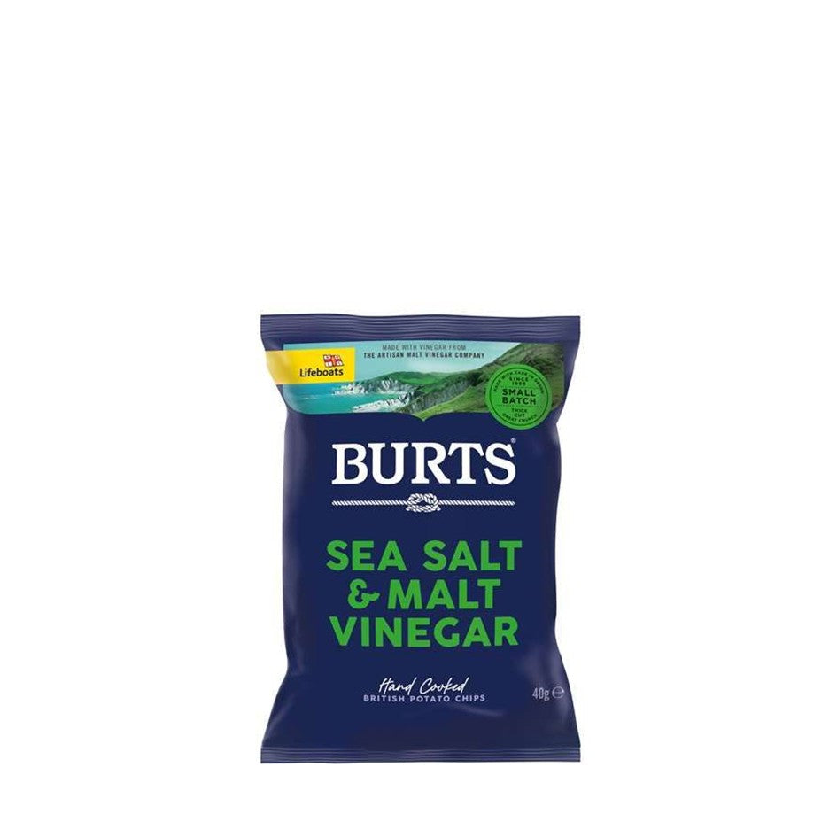 Kartoffelchips - Malt Vinegar & Havsalt - Burts