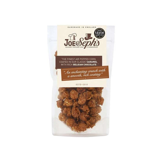 Popcorn - Karamel og Belgisk Chokolade - Joe & Seph´s