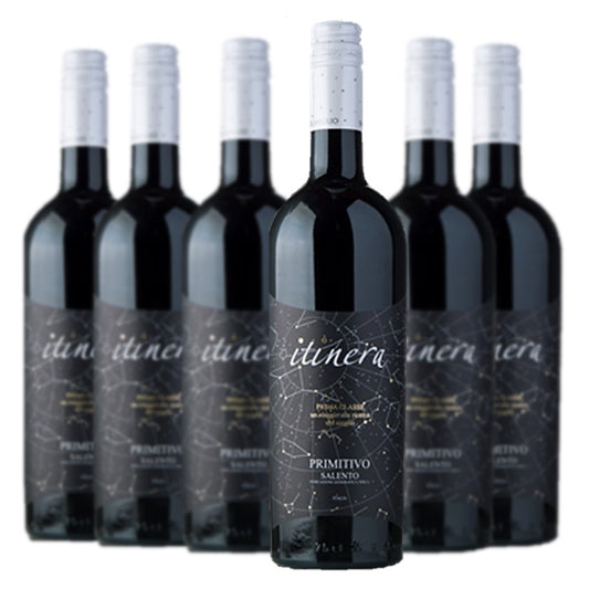 "Itinera" Primitivo Premium - 6 FLASKER