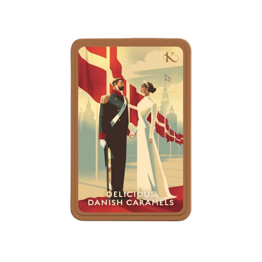 Karamel Kompagniet - dåse med kongeparret