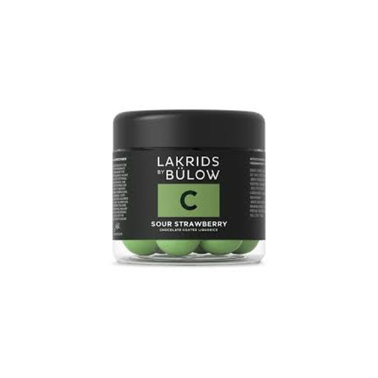 C - Sour Strawberry - small - Lakrids by Bülow