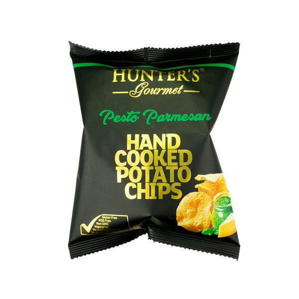 Hunter's Gourmet  Kartoffelchips - Pesto og Parmesan