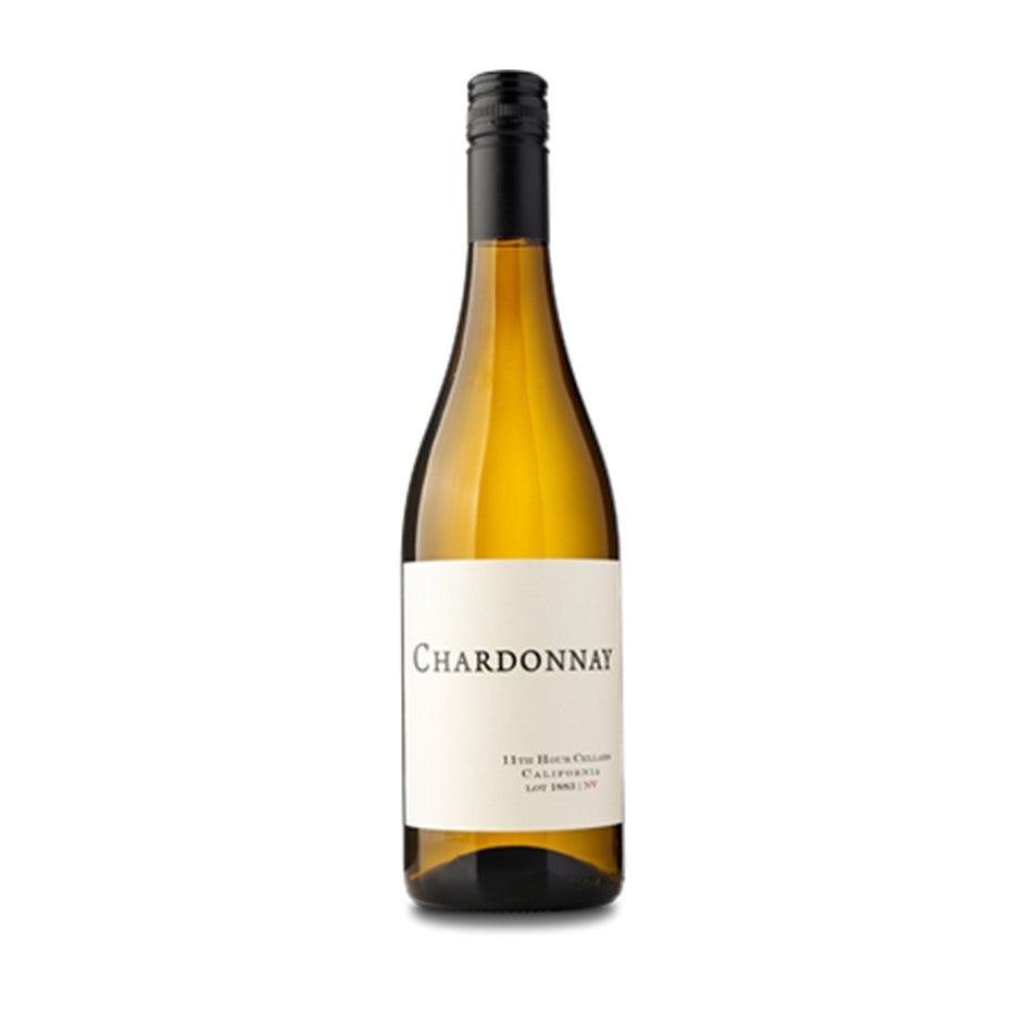 Chardonnay fra 11th Hour i Californien, med skuelåg