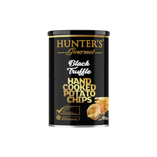 Kartoffelchips - Sort Trøffel - Dåse - Hunter's Gourmet