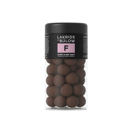 F - Dark & Sea Salt - regular - Lakrids by Bülow
