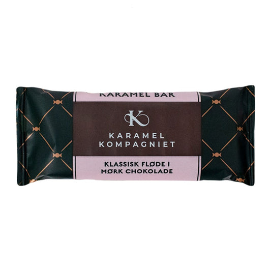 Klassisk fløde i mørk chokolade - Slentre Bar - Karamel Kompagniet