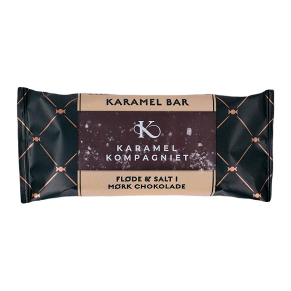 Karamel Kompagniet - Fløde og Salt i mørk chokolade - Slentre Bar