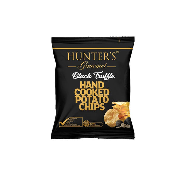 Hunter's Gourmet  Kartoffelchips - Sort Trøffel