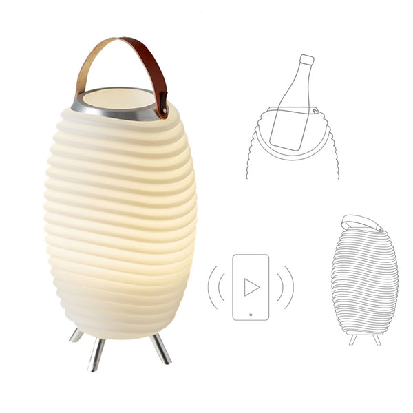 Kooduu - Lampe med højtaler og isspand