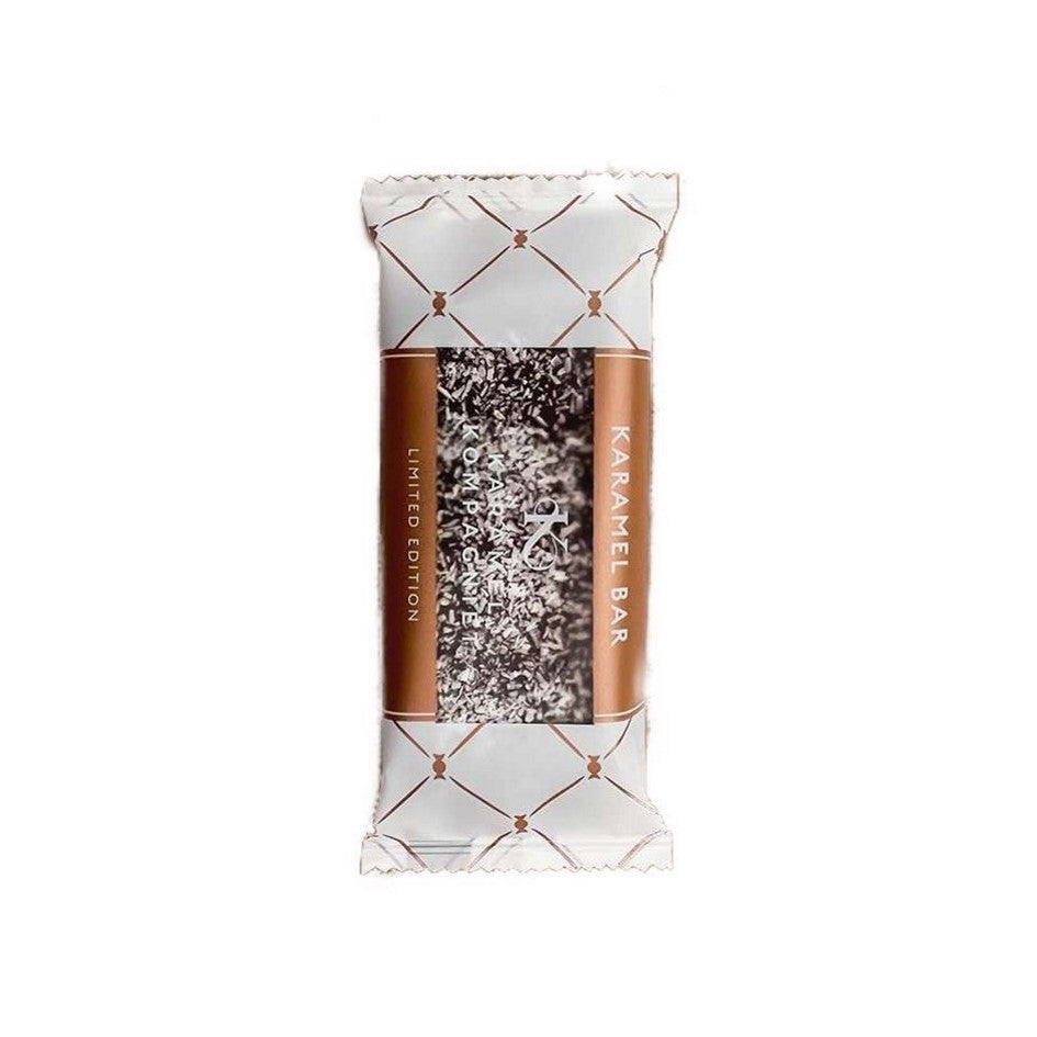 Fløde i mørk chokolade med kokos - Slentre Bar - Karamel Kompagniet